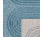 Tapis intérieur extérieur en polypropylène Fira 987 turquoise - NAZ-1045