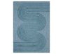 Tapis intérieur extérieur en polypropylène Fira 987 turquoise