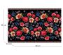 Tapis intérieur extérieur en vinyle Fleurs vintage - CON-0283