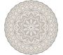Tapis intérieur extérieur en vinyle Mandala