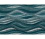 Tapis intérieur extérieur en vinyle Vagues turquoises