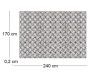 Tapis interieur extérieur en vinyle carreaux de ciment - CON-0270