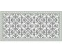Tapis intérieur extérieur en vinyle carreaux de ciment feuilles