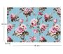 Tapis intérieur extérieur en vinyle fleuri - CON-0285