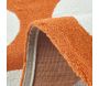 Tapis intérieur à poils longs Swing 381 orange - 129
