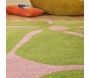 Tapis intérieur à poils longs Swing 385 vert - 179