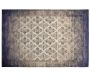 Tapis jacquard bleu