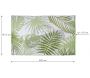 Tapis de jardin en polypropylène feuilles jungle - 5