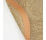 Tapis en jonc 120 cm naturel bordure colorée - AUB-6289