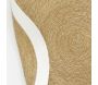 Tapis en jonc naturel bordure coloré - AUB-6291