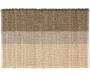 Tapis en jonc de mer Karan Carbone