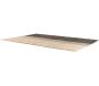 Tapis en jonc de mer et coton carbone Karan - SDE-0892