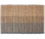 Tapis en jonc de mer et coton myosotis Karan