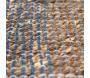 Tapis en jonc de mer et coton myosotis Karan - 259,90