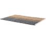 Tapis en jonc de mer et coton myosotis Karan - SDE-0894