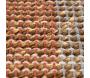 Tapis en jonc de mer et coton  terracotta Karan - 36,90