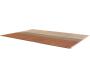 Tapis en jonc de mer et coton  terracotta Karan - SDE-0899