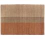 Tapis en jonc de mer et coton  terracotta Karan