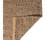 Tapis en jute et coton Elliot carbone - VIVARAISE