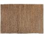Tapis en jute et coton Elliot carbone