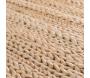 Tapis en jute et coton Pippa naturel - 5