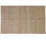 Tapis en jute et coton naturels Zig-zag