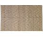 Tapis en jute et coton naturels Zig-zag