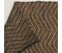 Tapis en jute et coton naturels Zig-zag - AUB-5293