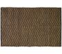 Tapis en jute et coton naturels Zig-zag