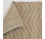 Tapis en jute et coton naturels Zig-zag - AUBRY GASPARD