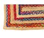 Tapis en jute et coton recyclé India - AUB-6895