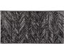 Tapis en polypropylène noir Evora