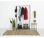 Tapis rectangulaire en jute et coton noir - AUBRY GASPARD