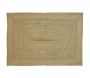 Tapis rectangulaire en jute naturelle