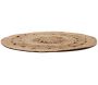 Tapis rond en jute ajourée 90 cm - 5