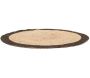 Tapis rond en jute bord coloré 120 cm - 44,90