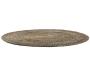 Tapis rond en jute et coton Elliot 160 cm - SDE-0818