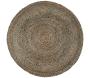 Tapis rond en jute et coton Elliot 160 cm