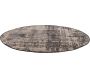 Tapis rond en polypropylène gris Catania - SDE-0323