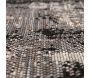 Tapis rond en polypropylène noir Catania - VIVARAISE