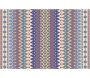 Tapis en vinyle effet tissage violet multicolore