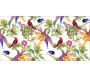 Tapis en vinyle motifs floraux