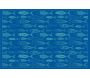 Tapis en vinyle motifs poissons
