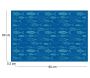 Tapis en vinyle motifs poissons - CON-0219