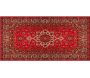Tapis en vinyle vintage Persan rouge