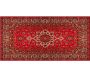 Tapis en vinyle vintage Persan rouge