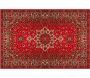 Tapis en vinyle vintage Persan rouge