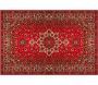 Tapis en vinyle vintage Persan rouge