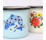 Tasse en émail coloré Décors - 6,90