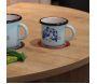 Tasse en émail coloré Décors - 5